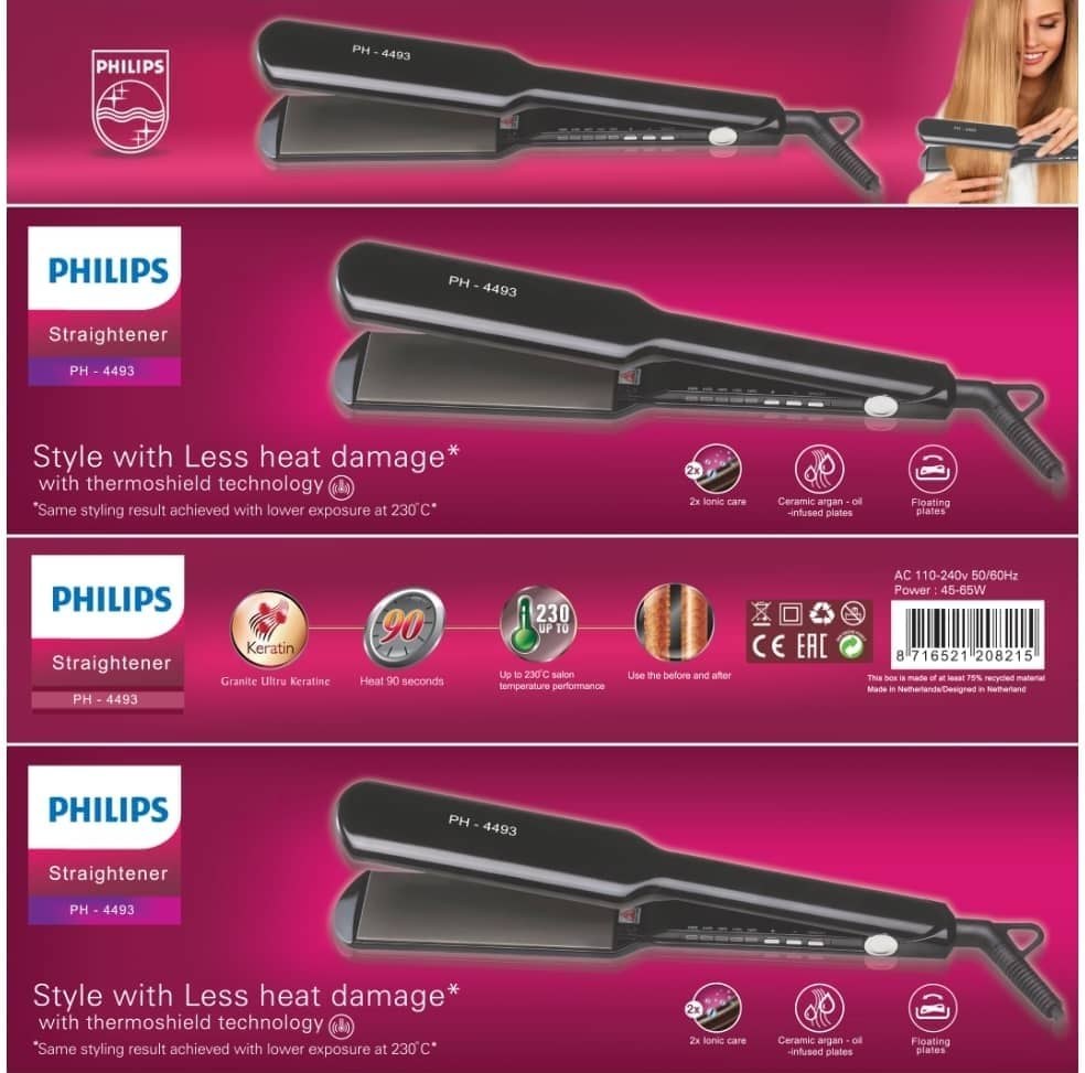 اتو‌موی فوق حرفه ای فیلیپس مدل PH_4493