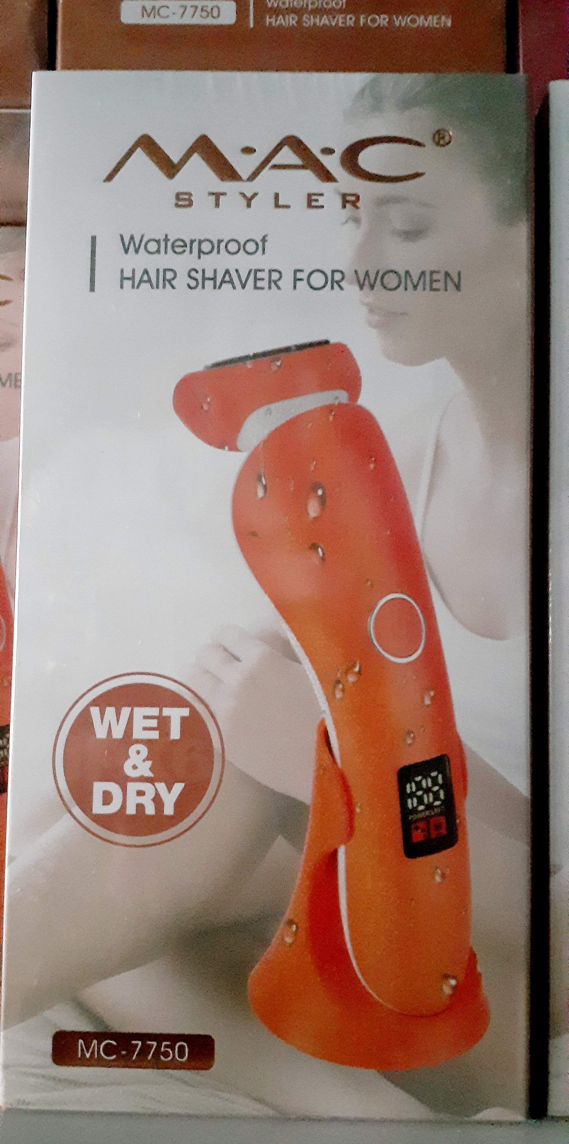 شیور دیجیتالی مک استایلر پایه شارژی ضدآب مدلMC_7750