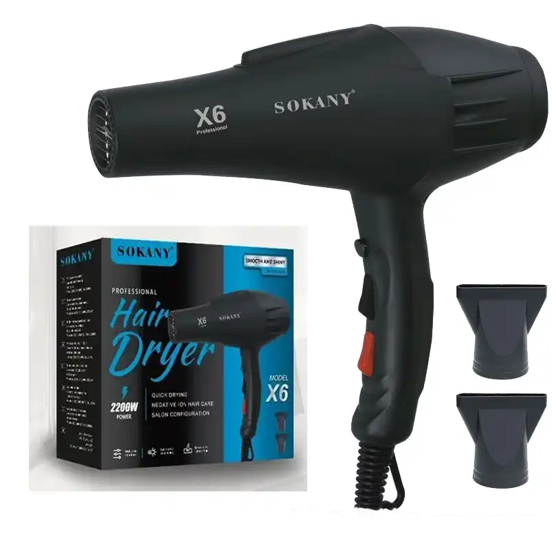 سشوار حرفه ای 2200 وات واقعی سالنی سوکانی مدل X6