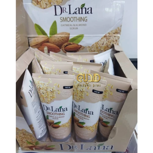 اسکراب صورت و لایه بردار پوست دکتر لانا 🧏‍♀️ بادام و جو دو سر Dr Lana face Scrub