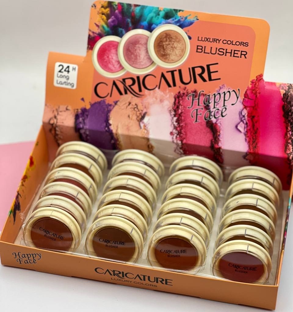 رژگونه مات کاریکاتور