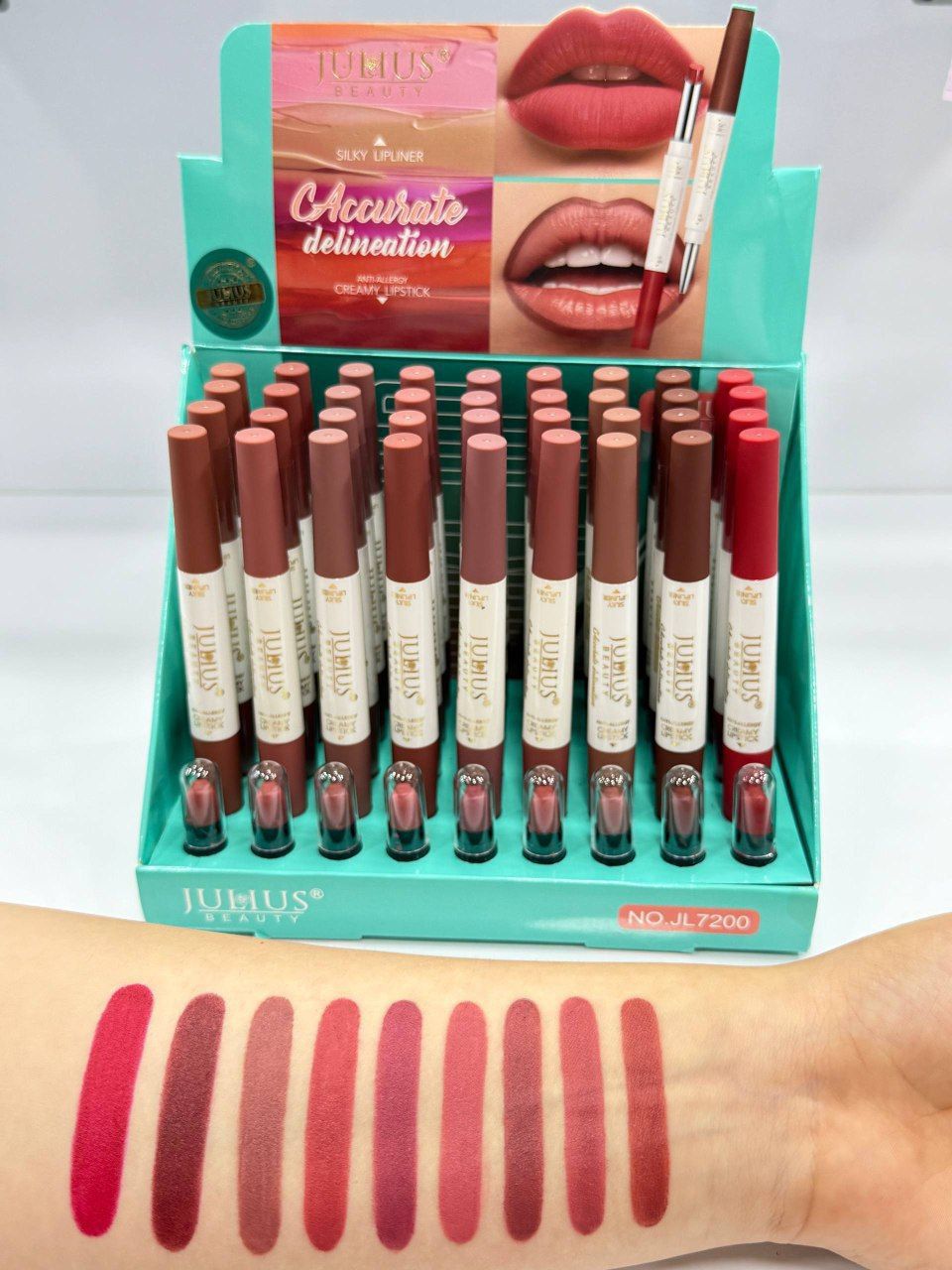 خط لب و رژلب جامد دوطرفه جولیوس